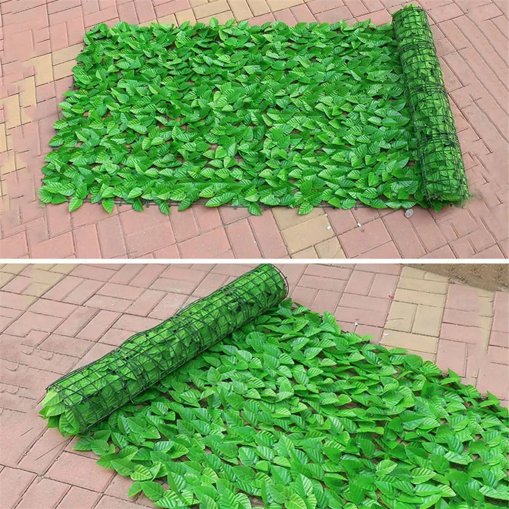 Artificial Plant Rattan Fence Simulated Leaf Fence