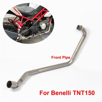 Motorcycle Autobike Exhaust System Front Header Link Pipe for Benelli TNT150