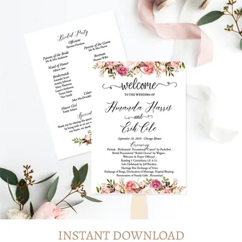 

free shipping 30pcs wedding favor Paper hand fan custom personal Wedding menu program schedule card photo prop a gift for guests