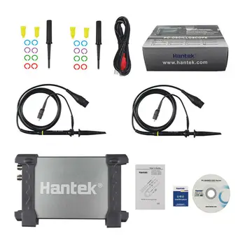 

Hantek 6022BE Storage Based on 2CH FFT PC Digital Oscilloscope USB 48MSa / s 20MHz Portable Handheld Oscilloscope