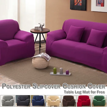 

Polyester Sofa Cover Slipcover Spandex Stretch Cushion Cover Pillow Case Modern Polyester Furniture Cover Singe Four Seat D30