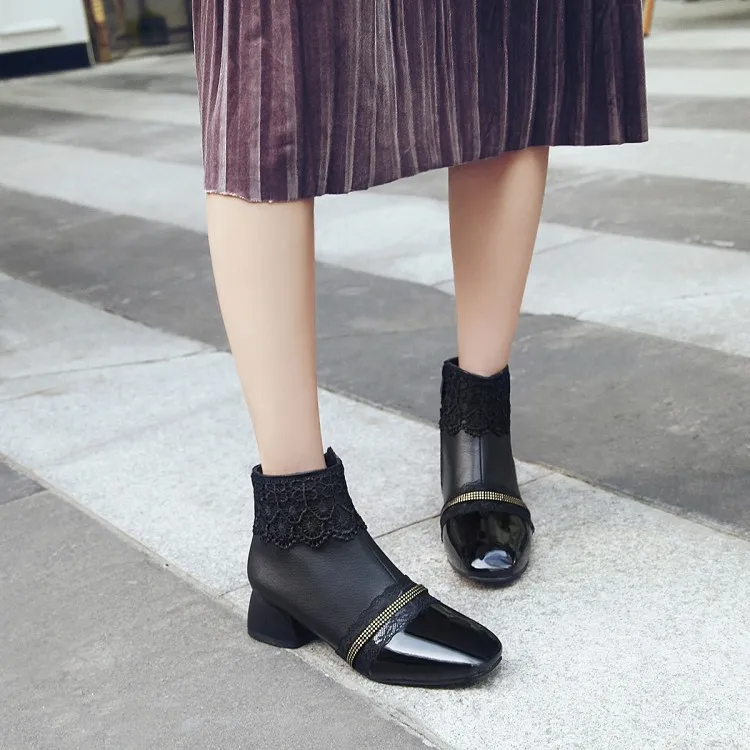 

Big Size 9 10 11 12 boots women shoes ankle boots for women ladies boots shoes woman winter Spell evanescent hues with