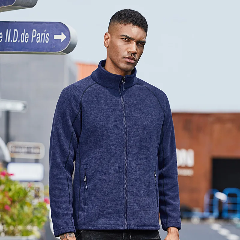 Autumn And Winter New Style Outdoor Fleece Liner Men's And Women's COUPLE'S Polar Fleece Wind-Resistant Warm Hoodie