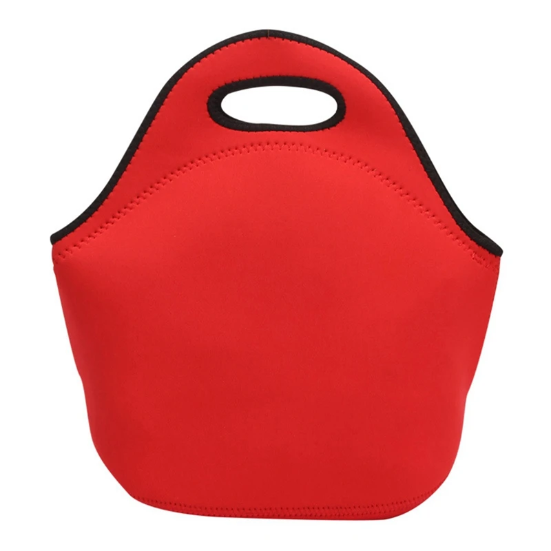 Горячая Распродажа, неопреновая сумка для пикника, сумка для обеда, водонепроницаемая сумка для еды и напитков, сумка-тоут, модная сумка для пикника для девочек - Цвет: Red