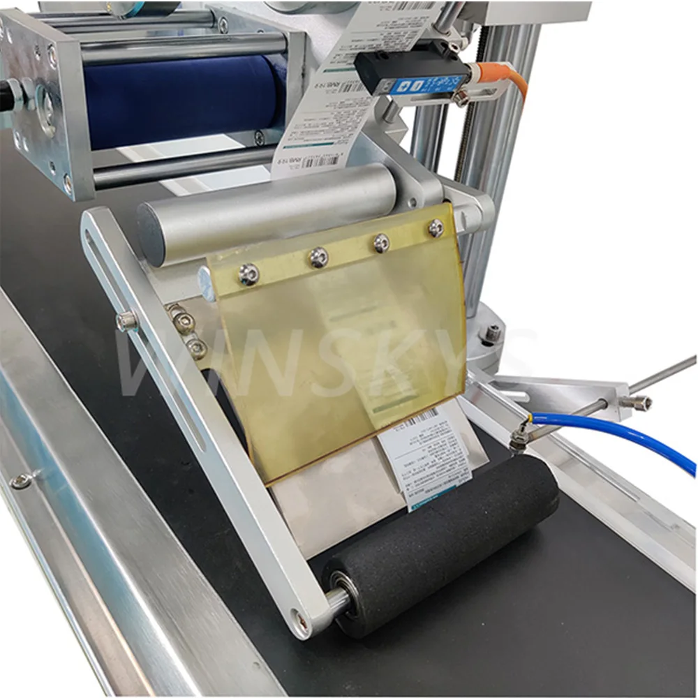 Bag label applicator machine