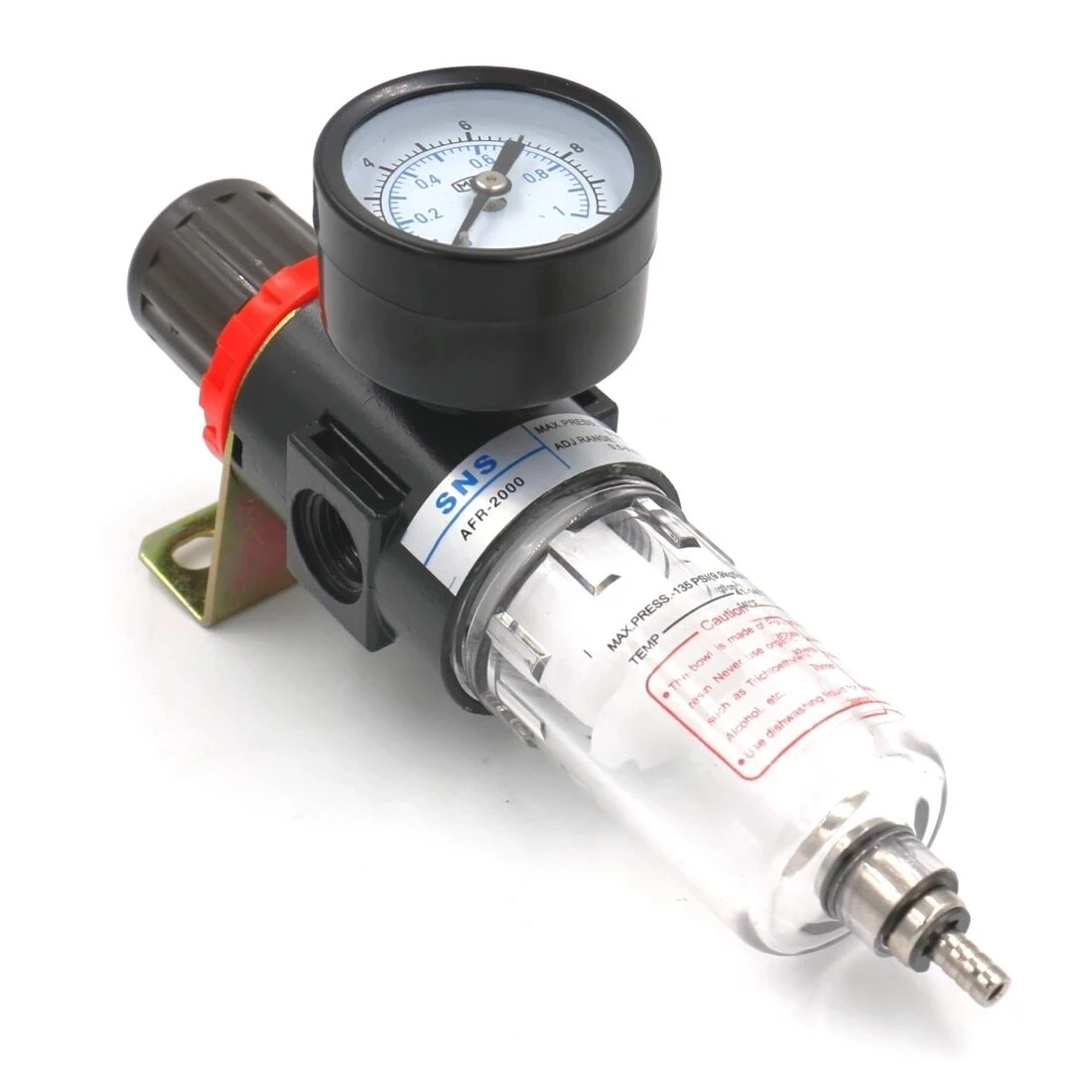 

SNS AFR-2000 Adjustable Polycarbonate Air Pneumatic Filter Regulator