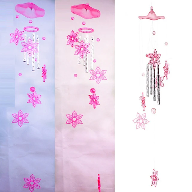 1Db 45 Cm Aranyos Fémcsövek Csengő Szél Kerti Udvar Lógó Otthoni Dekoráció Baba Ágy Ajtó Keret - Image 4