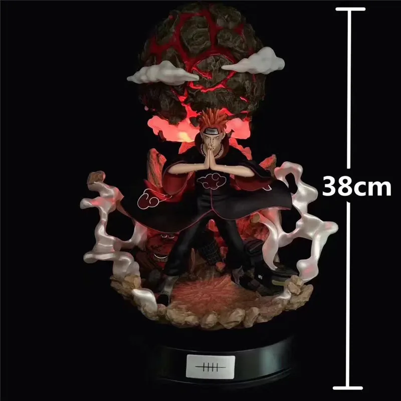 

Naruto Pain Tendo Chibaku Tensei GK Polystone Statue With LED Light PVC Action Figure Collection Model Toy M4113