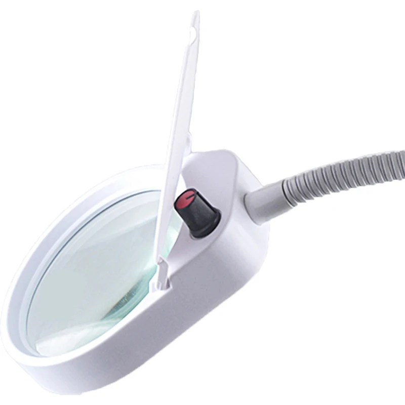 PDOK Белый светодиодный Косметический Настольный увеличительный светильник 5X контрольная лампа