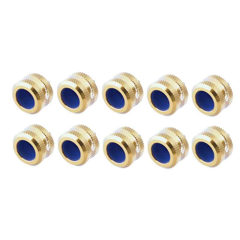 Fora do Tubo Encaixes de Compressão da Mão Pces Bykski Anti Duro 10x14mm Preto Vermelho Branco Ouro Prata Azul g1 - 4 B-fthtj-l14 10 - Imagem 5