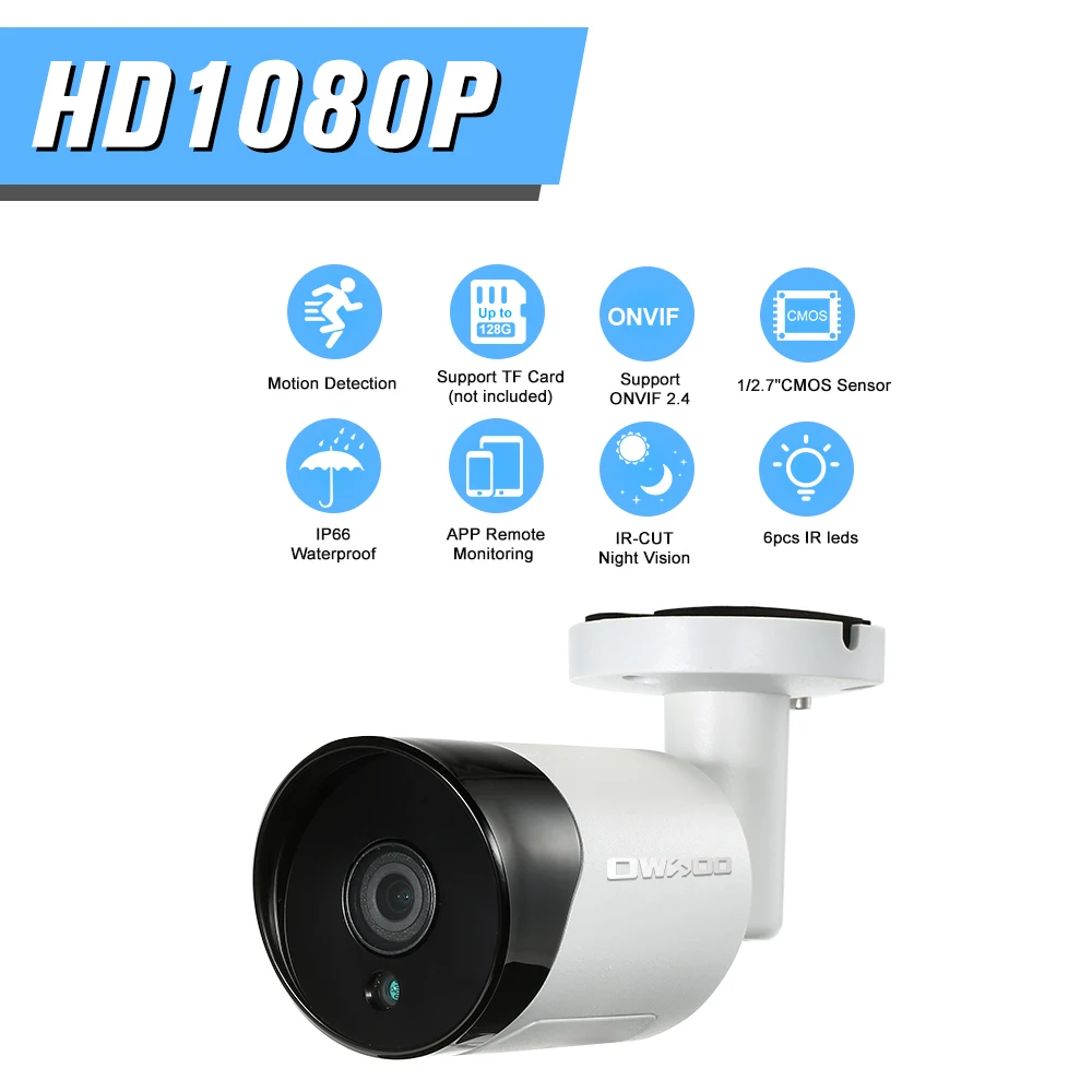 1080P Wireless IP Security Surveillance Camera Wifi Audio Home CCTV US Outdoor