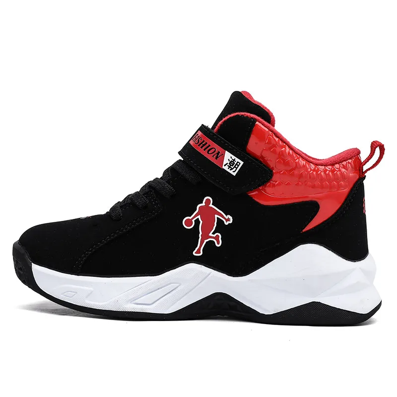 Баскетбольные кроссовки для мальчиков мягкие Нескользящие на толстой подошве