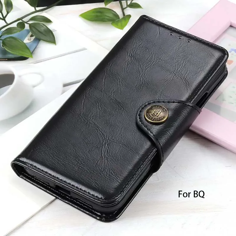 Чехол Кошелек из искусственной кожи с зернистой поверхностью для BQ Active 1 Plus X2 X2Pro