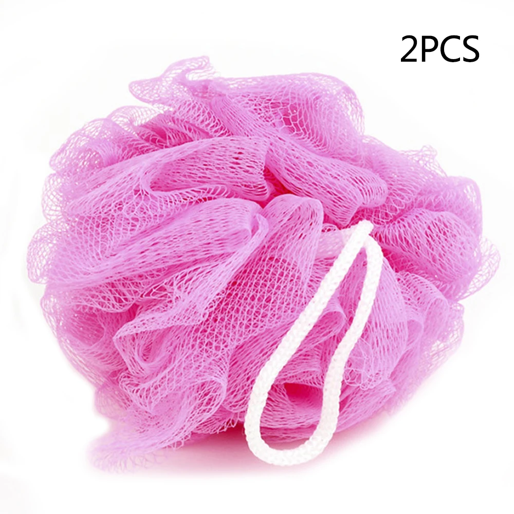 2pcs color random 828 нейлон для пилинга для ванны и душа для тела чистка стирка очищающее полотенце скрубберы Нейлоновая губка аксессуары для ванной богатые пузыри - Цвет: 2pcs color random