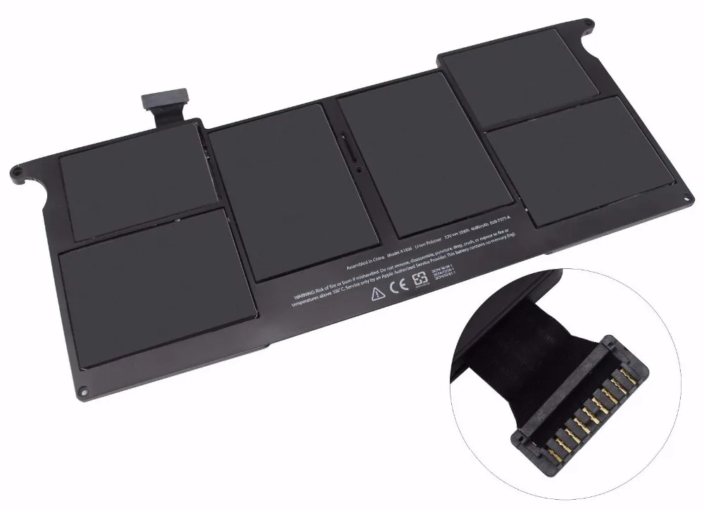 7 6 V 38.75Wh A1406 A1495 ноутбук Батарея для APPLE Macbook Air 11 &quotдюймовый A1465 A1370 Mid 2011 2012 2013 ранняя