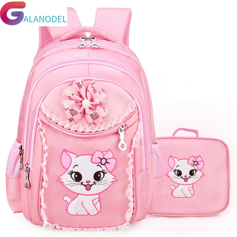 

travel 2 pcs /set Cartoon Rabbit Canvas Women Backpack Schoolbag Backpacks for Teenage Girls Day pack Rucksack Moclila