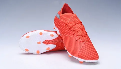Мужские высокие футбольные бутсы Nemeziz Messi 19+ FG Футбольная обувь футбольные бутсы olarize Pack Hardwired Dark Script 302 Redirect - Цвет: 7