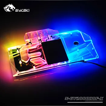 

Bykski Full Coverage RGB / A-RGB GPU Water Cooling Block For VGA Galaxy GeForce RTX 2080 HOF Graphics Card N-GY2080HOF-X
