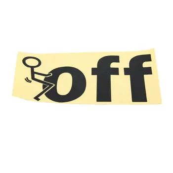 

Off Letter Car Sticker Waterproof Reflective Car Body Sticker Vinyl Decal for Car Truck Computer Wall Sticker