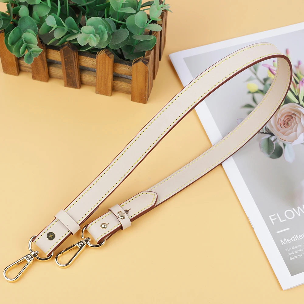 Correa de bolso de hombro para mujer, correa de cuero genuino de