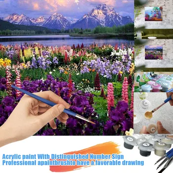 

Landscape Diy Painting By Numbers Kit Coloring By Numbers Picture By Numbers Home Decors Modern Wall painting Art Picture #40