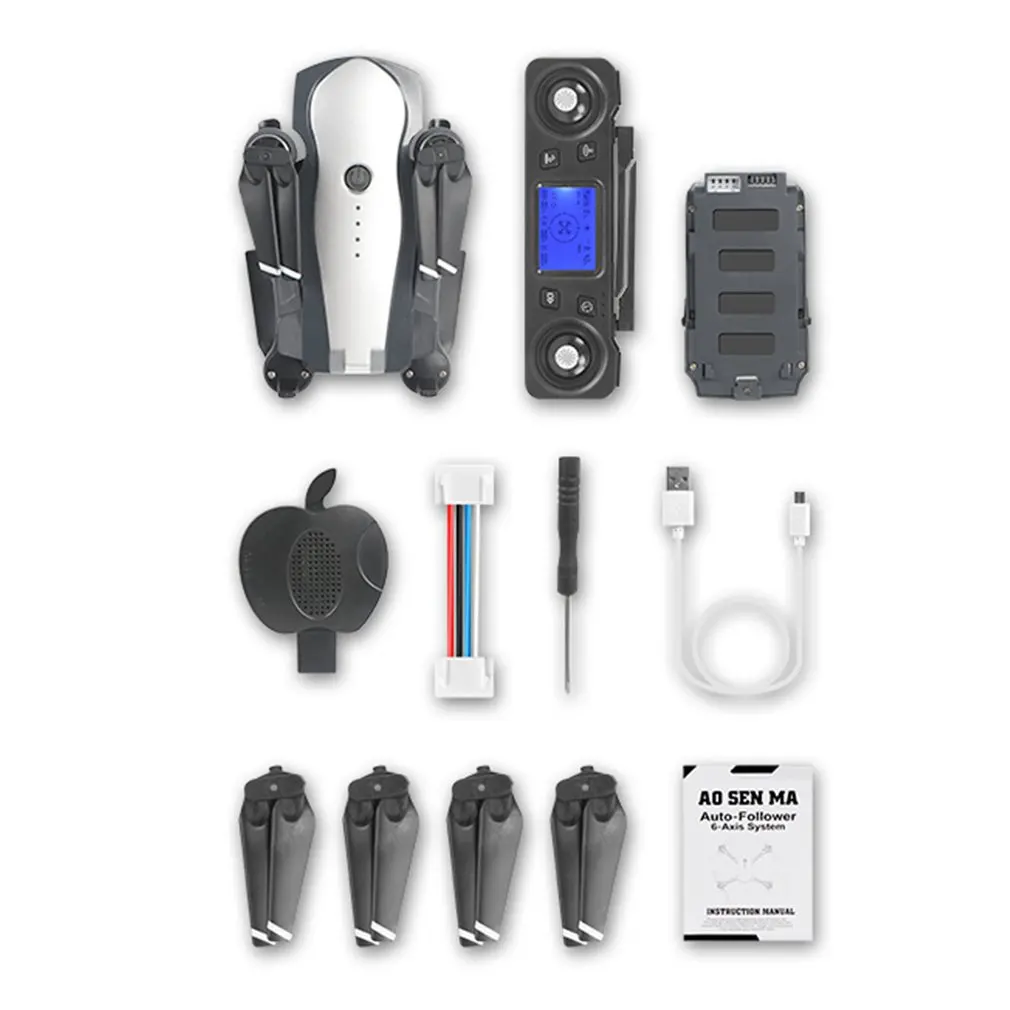 Clearance  K20 RC Drone with 4K Camera ESC 5G GPS WiFi FPV Brushless 1800m Control Distance Foldable RC Helico