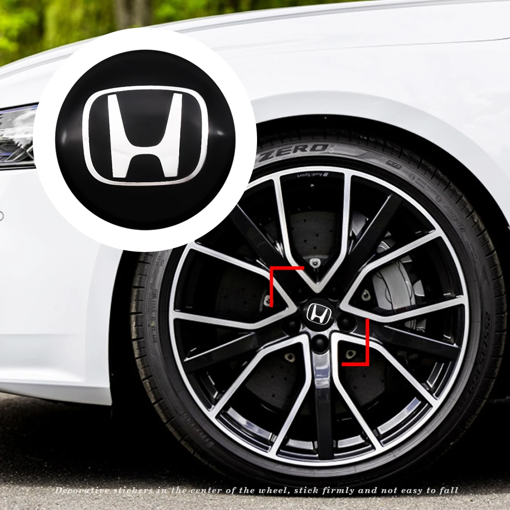 4X5 6 мм флейта значок эмблема наклейка на колесо для Honda Mugen Power Civic Accord CRV Hrv подходит