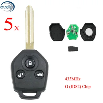 

5PCS/LOT, 3 Buttons KEY KEYLESS ENTRY REMOTE FOB for SUBARU XV 2012-2015 Year with "G" CHIP 433mhz