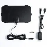 

1080P Digital F Male Connector TV Antenna Amplifier HDTV 80 Miles Ultra Thin Multi-directional Free Channel Cable Tools