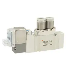 SY3000 DC 24V нажимной рычаг блокировки соленоидного клапана