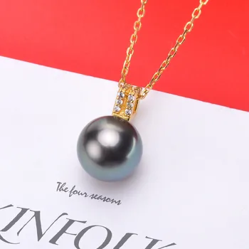 

Jewelry Handwork Pendant Base S925 Sterling Silver Pearl Pendant Accessories And Parts Findings Jewelry For DIY Fittings Women