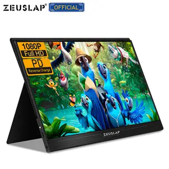 

13.3" 15.6" 1080P HDR Portable Monitor HDMI USB C Display for PC,Laptop,Phone,PS4,Switch,XBOX HD IPS Screen Gaming Monitor