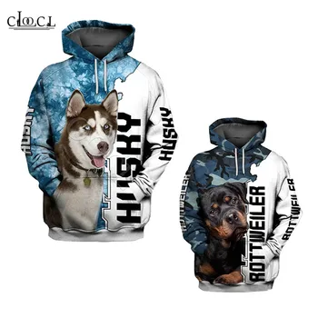 

Fashion Harajuku Men Hoodies Husky Dog 3D All Over Printed Unisex Hoodie Streetwear Casual Hoody Sweatshirts For Couple Pullover