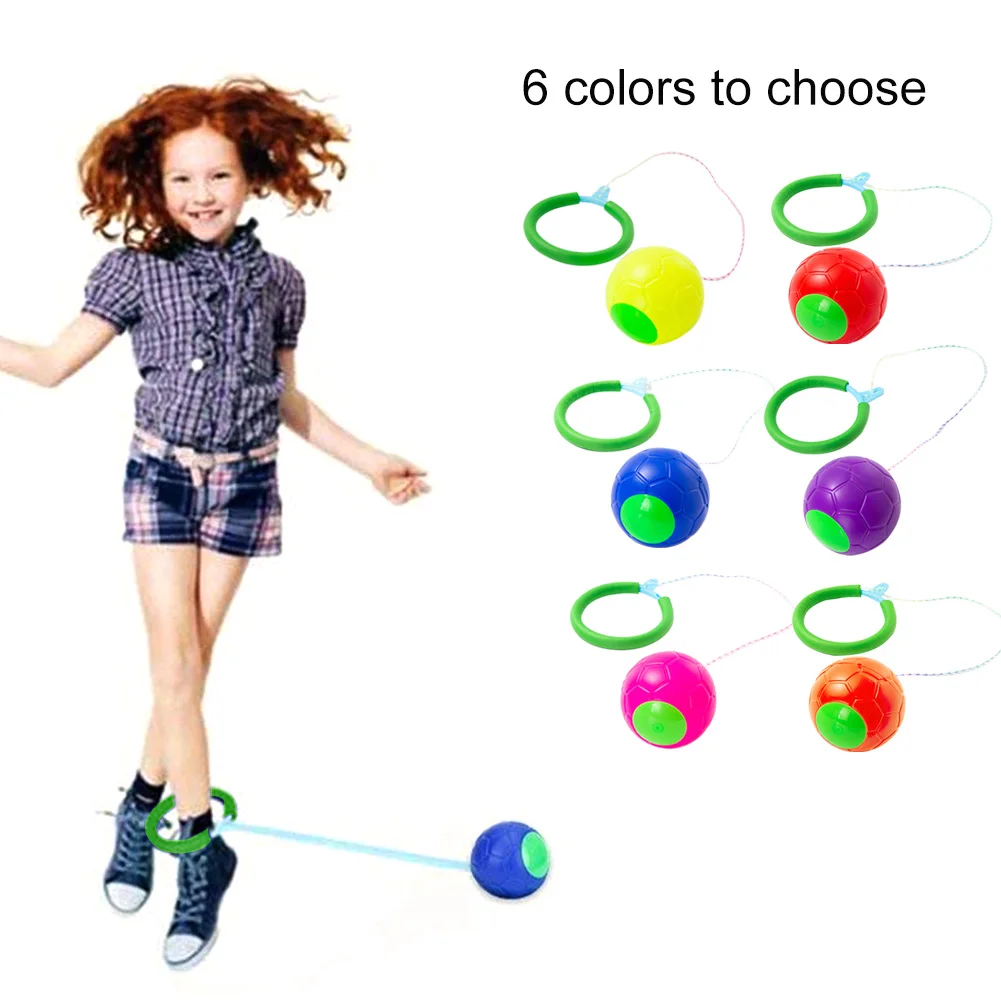 6 Colors One Foot Fun Toy Skip Ball For Kids Classical Gift Outdoor Sports Entertainment | Игрушки и хобби