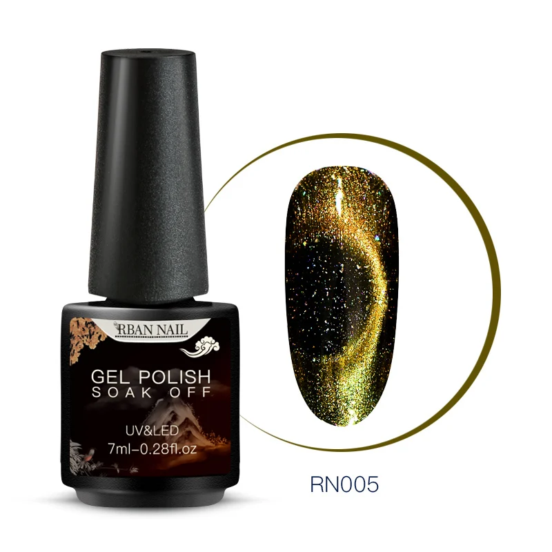 RBAN NAIL Гель-лак для ногтей с эффектом «кошачий глаз» лак 5D и 7D магнитный гель замочить от УФ гель-лака Лак с сильной магнитной доской - Цвет: BS05591