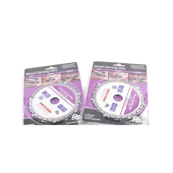 

5'' Wood Carving Disc Chain Saw Blade Woodcarving Cutting Tool for Angle Grinder 23GB