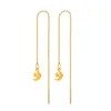 MinaMaMa acier inoxydable longue chaîne mince gland boule étoile papillon goutte boucle d'oreille pour femme enfileur boucles d'oreilles bijoux de mode