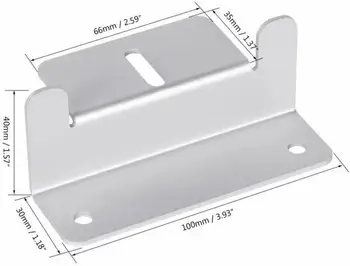 

Aluminum alloy Solar Panel Mounting Silver Z bracket For RV boat Roof Wall