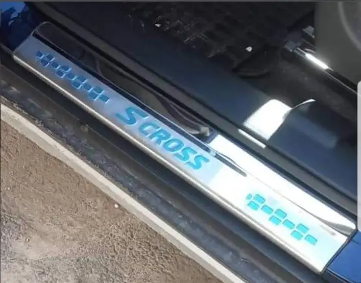 Аксессуары для S-CROSS suzuki sx4 от 2014 до 2019 4 шт. защитные накладки на порог дверей |