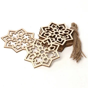 

Eid al-Fitr Islamic Wooden DIY Handmade Hanging Ornament For Church Decoration Crafts 10 pCS