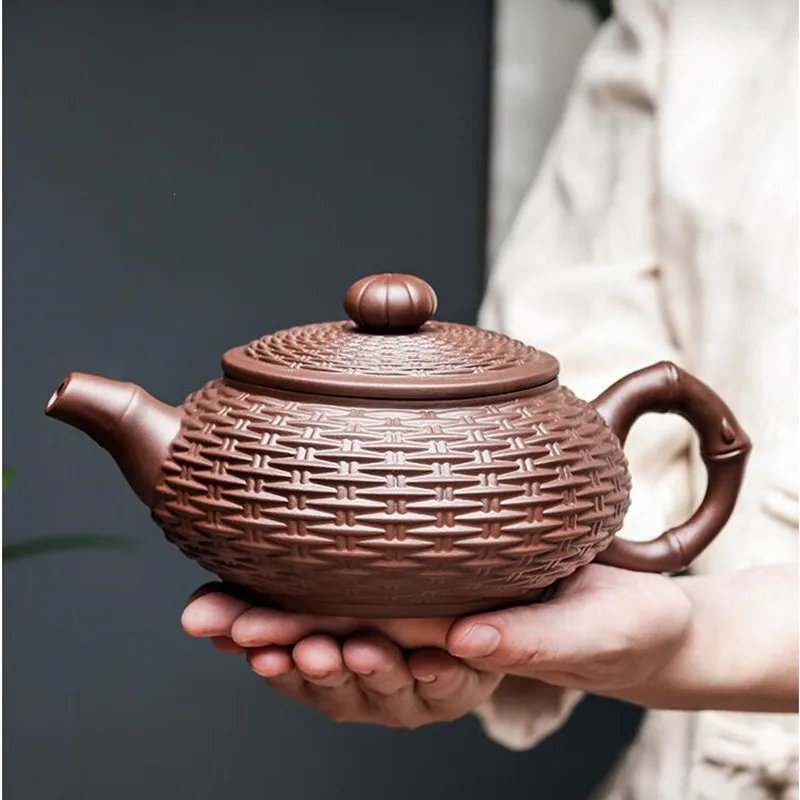 Raw minério Handmade Tea Set, Drinkware Autêntico, Chaleira De Beleza Chinesa