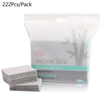 

222pcs Bamboo Charcoal Facial Cotton Pads Disposable Nail Makeup Cosmetic Remove