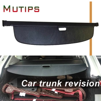 

Mutips 1Set Car Rear Trunk Cargo Cover For VW Volkswagen Tiguan L Car-styling Black Security Shield Shade Auto accessories