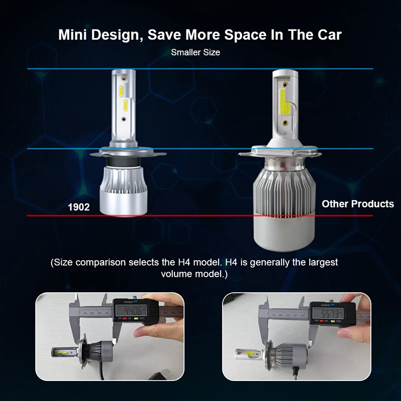 60 Вт Автомобильные фары водонепроницаемые IP68 лампы белые бусины аксессуары Замена авиационный алюминий