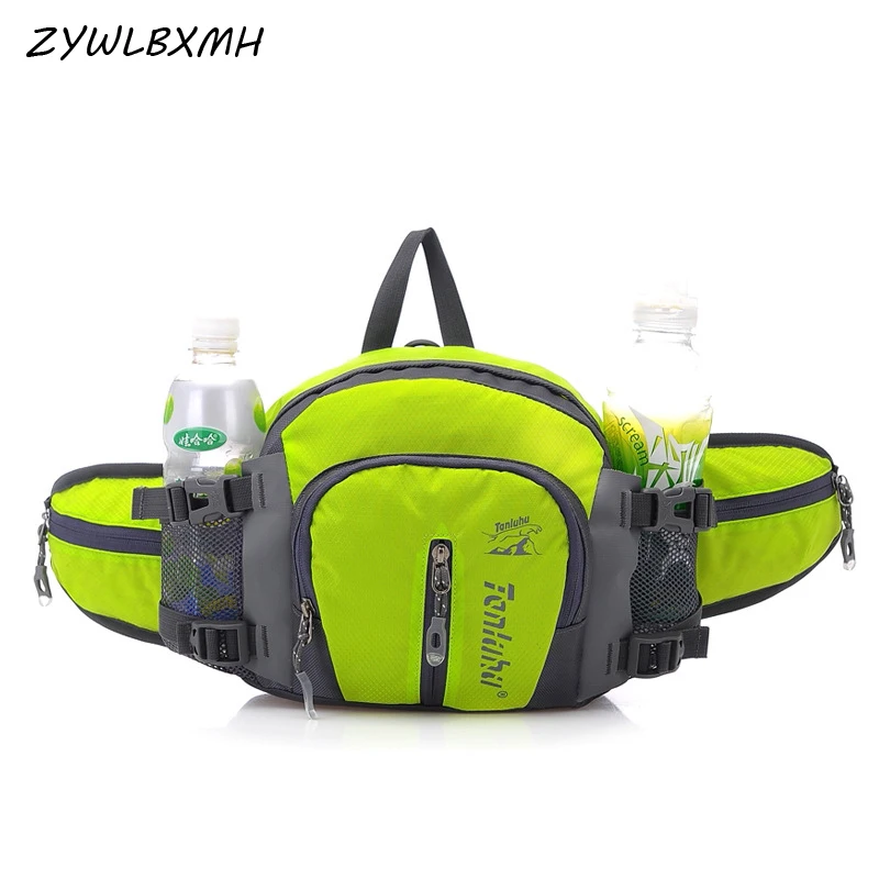 

ZYWLBXMH Men Women Waist Bag Nylon Breathable Waist Packs Solid Color Fanny Pack Outdoor Motion Chest Bag Multi-pocket Belt Bag