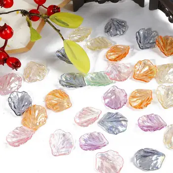 

20Pcs New Fashion ABS Imitation Pearl Shell Peony Petals For DIY Handmade Accessories Material Accessories
