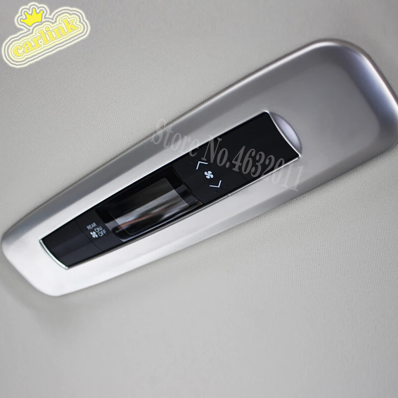 

For Honda Odyssey 2015 2016 accessories ABS Matte Car rear reading light Lampshade Switch Button Cover Trim Car Styling 1pcs