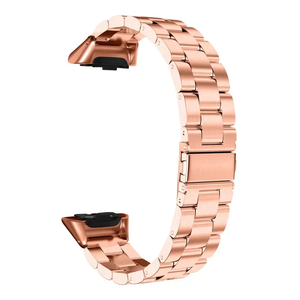 Rose Gold Браслет из нержавеющей стали с быстросъемным ремешком для samsung Galaxy Fit роскошный модный браслет розовое золото - Цвет ремешка: Rose Gold