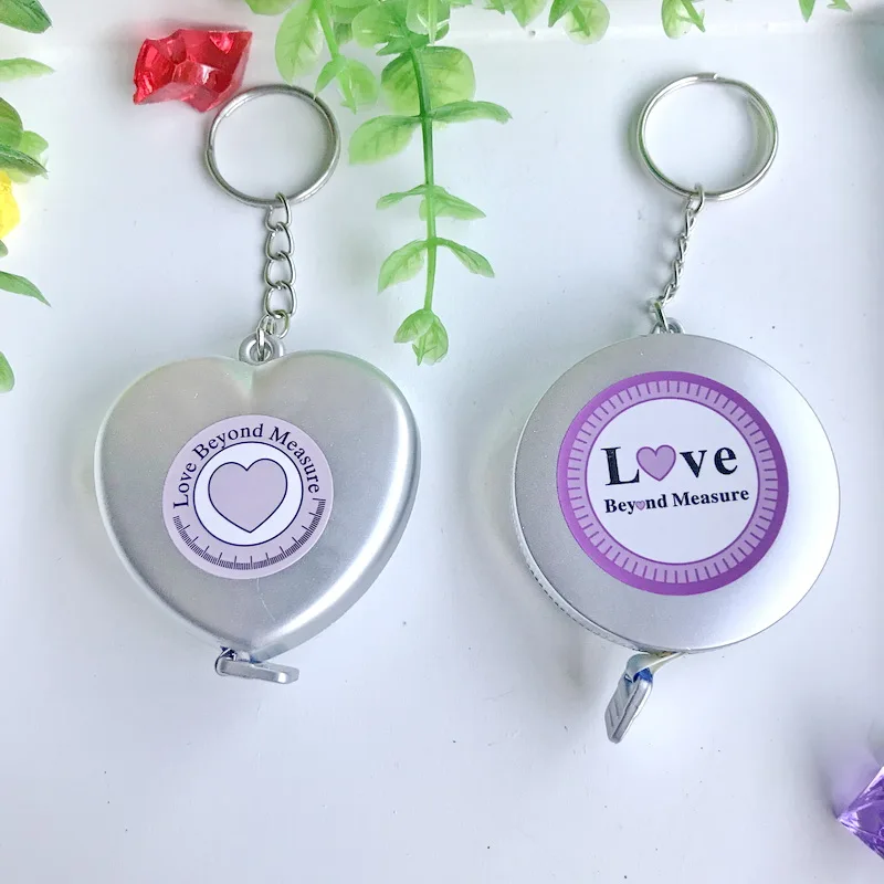 

Wedding Favors Love Beyond Measure Measuring Tape Keychain+100pcs/LOT+FREE SHIPPING+Lowest Price