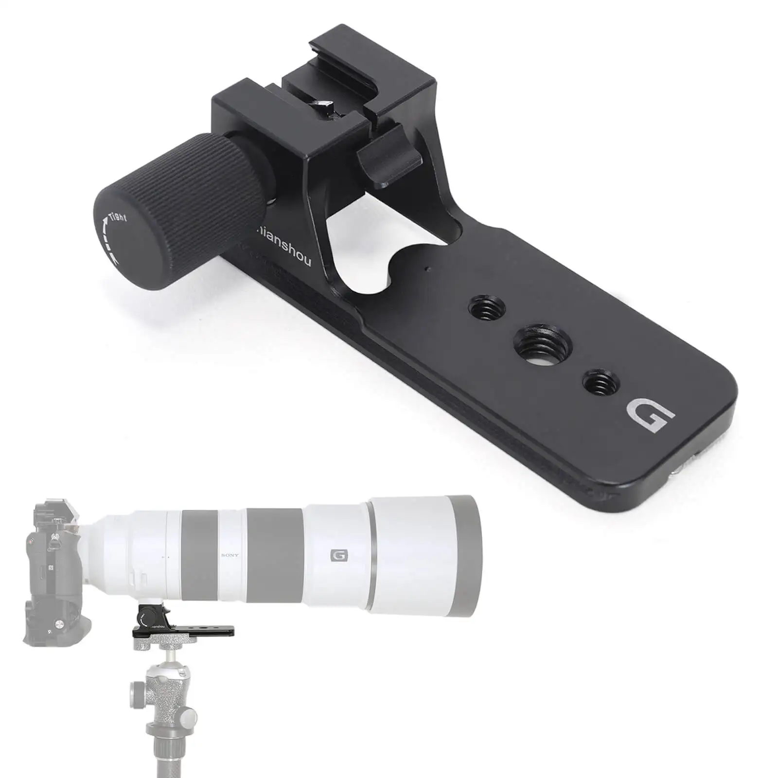  Arca Type Lens Collar Replacement Base Tripod Mount Rings Foot Stand for Sony FE 200-600mm f/5.6-6.